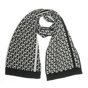 Michael Kors Black and White Scarf